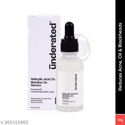 UNDERATED Salicylic Acid 2% Betaine 3% Serum | 30g