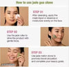 Manual Non Electric Face Body Roller Massager, 3D Roller Face Massager With Anti Aging 100% Natural Jade