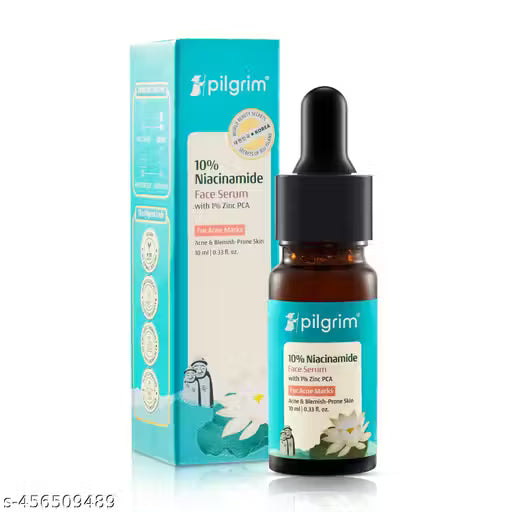 Pilgrim 10% Niacinamide Face Serum For Acne Marks 10ml | Fades Blemishes & Dark Spots