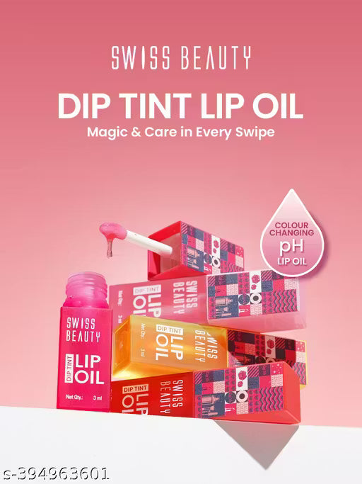 Swiss Beauty Dip Tint Color Changing PH Lip Oil - 4 Kiwi
