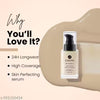 ColorFlix Tinted Serum Foundation & Concealer with High Coverage and 24-Hour Wear- Beige Glow, 30ml