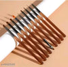 9Pcs Nail Art Brushes,Nail Art Tool Set, Nail Dotting Tools, Nail Art Design Brushes for Gel Polish, Nail Polish Brushes & Clean Up Brushes, 3D Nail Art Decorations Brush for DIY Manicure