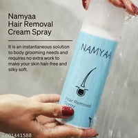 Namyaa Hair Removal Cream Spray | Painless Body Hair Removal for Legs, Underarm & Bikini line Spray Pack of 1