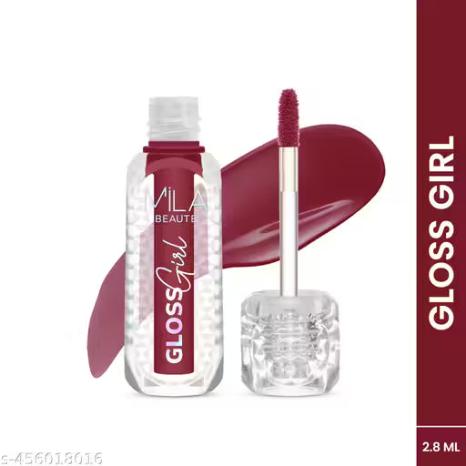 MILA BEAUTÉ Gloss Girl Lip Gloss | 09-Soo Me | Lightweight & Non-Sticky Formula | 2.8 ml