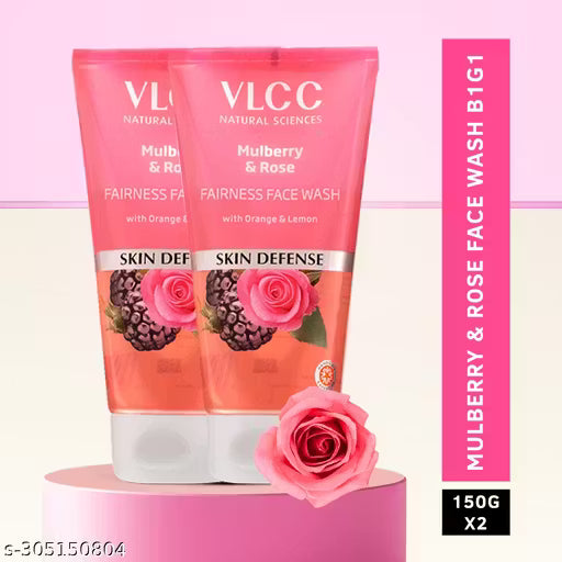 VLCC Mulberry & Rose Facewash - 150ml x 2