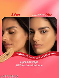 Strawberry Dew Tinted Sunscreen In-Vivo Tested SPF 50+ PA++++Daily Wear 50ml Sand 03