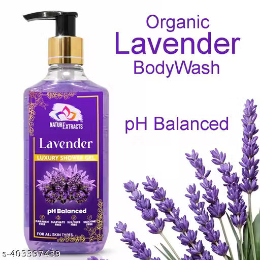 Calming & Luxurious Lavender Body Wash | Paraben & Silicone-Free | Anti-Inflammatory | Luxury Perfume Scent | pH Balanced | 250ML